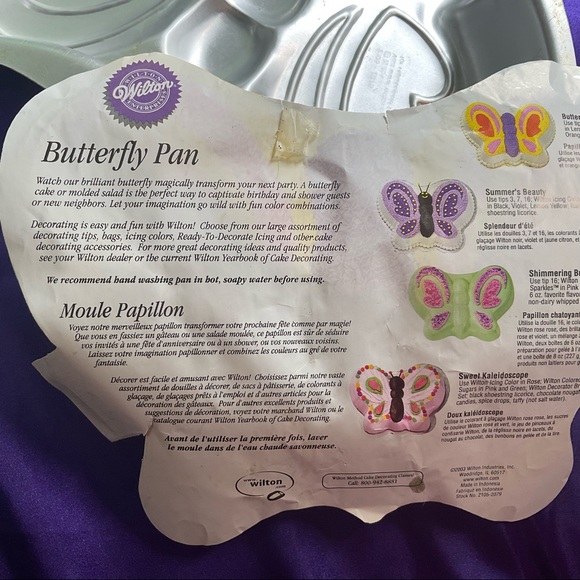 New VTG 📌Wilton 1993 Big Bird Sesam Street w/ Banner & 2003 Butterfly Cake  Pan - Picture 4 of 15